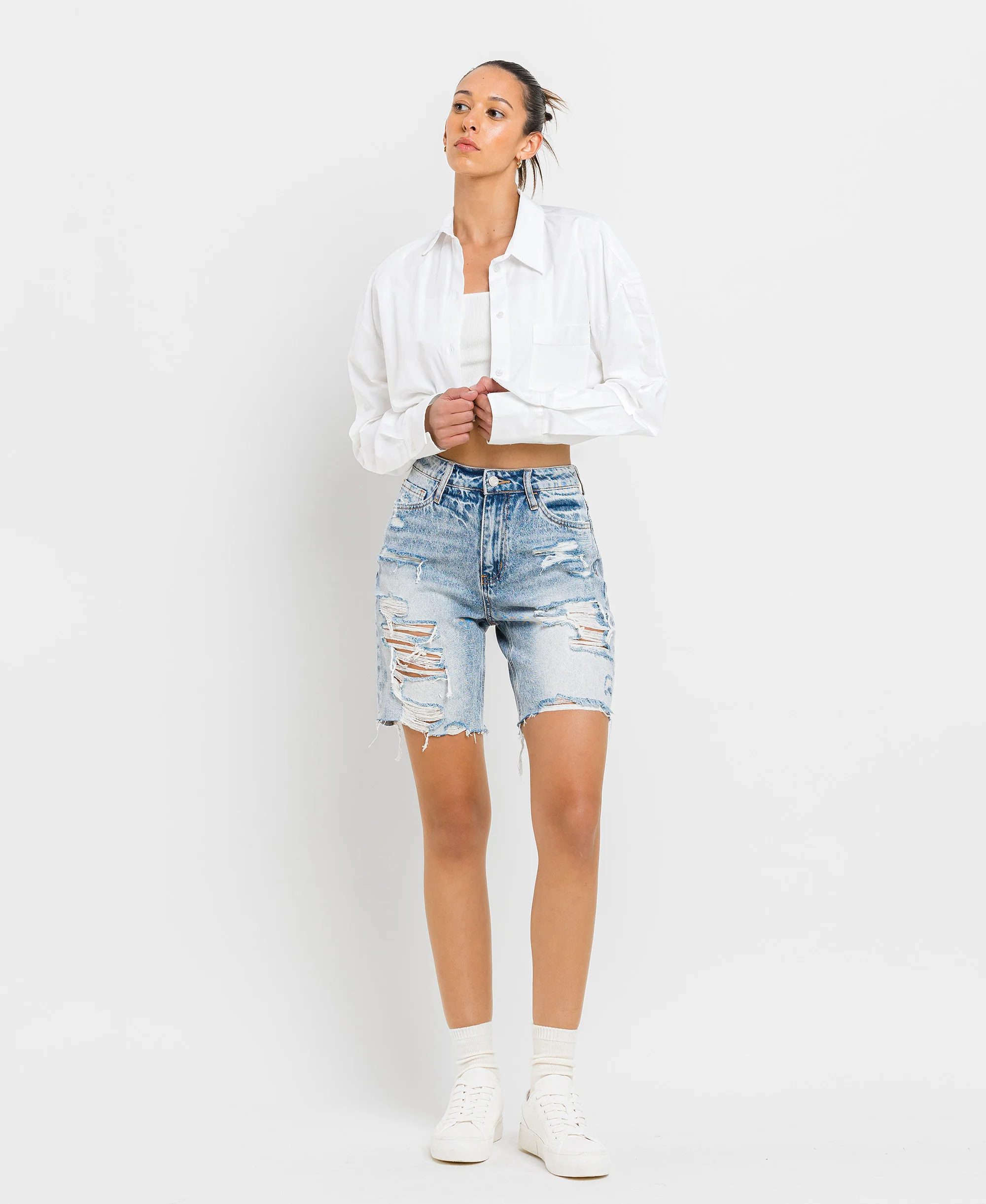 Amici - Super High Rise Bermuda Shorts