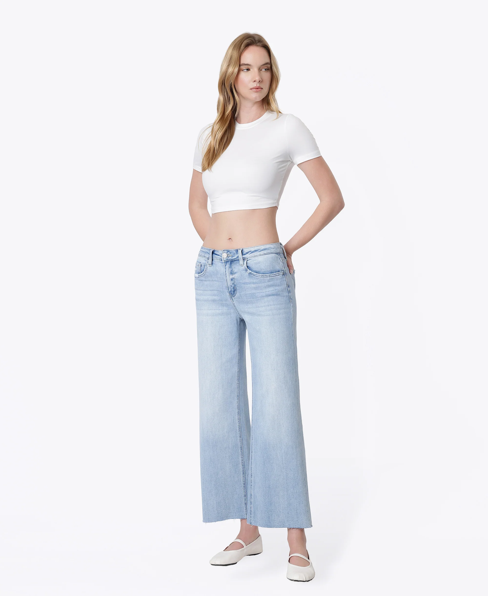 Ben Rinnes - High Rise Wide Leg Jeans - Image 3